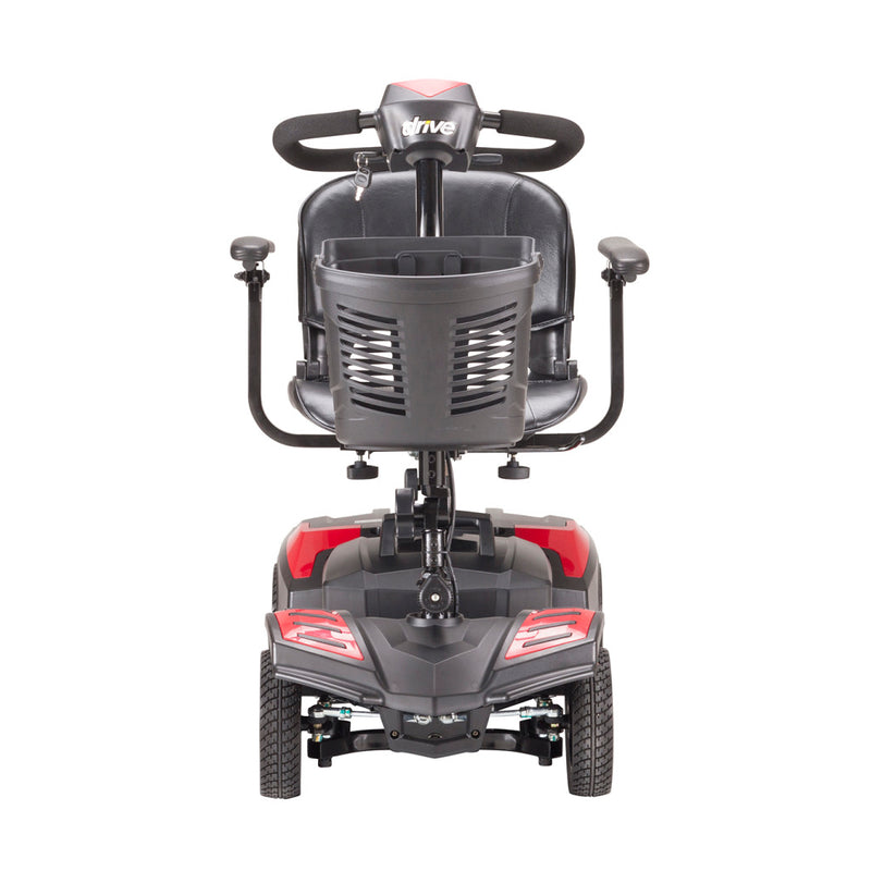 Drive Medical Scout Compact Travel Power Scooter, 4 Wheel, Extended Battery