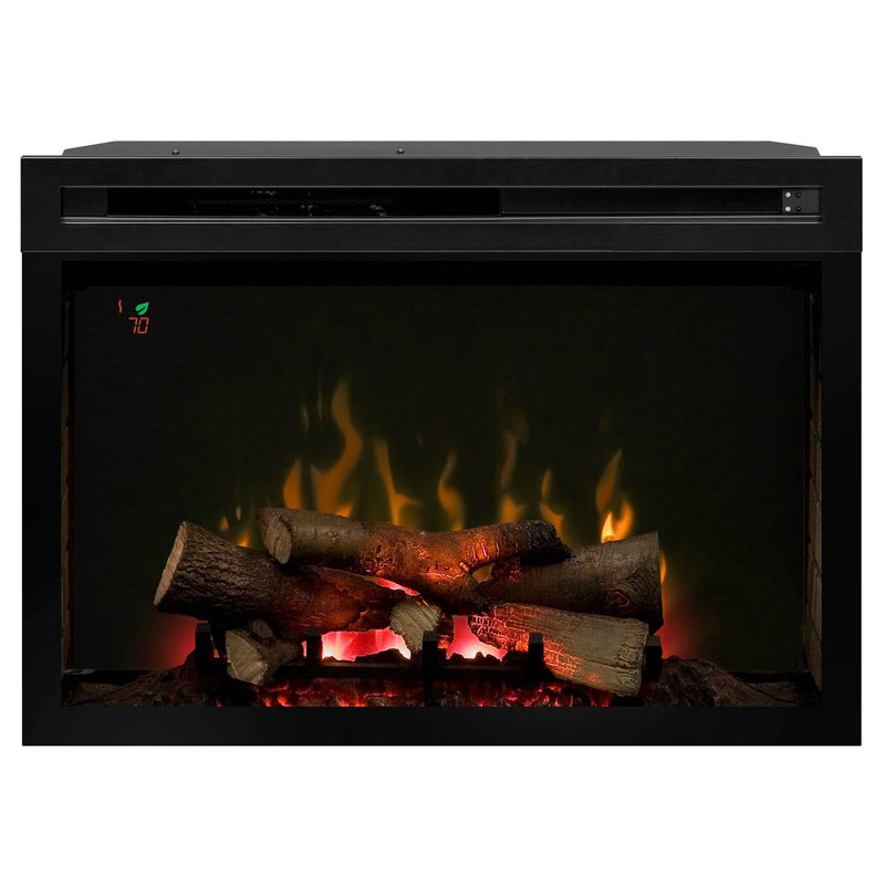 Dimplex Multicolor Fire XD 33" Urban Electric Firebox with Faux Logs Bed