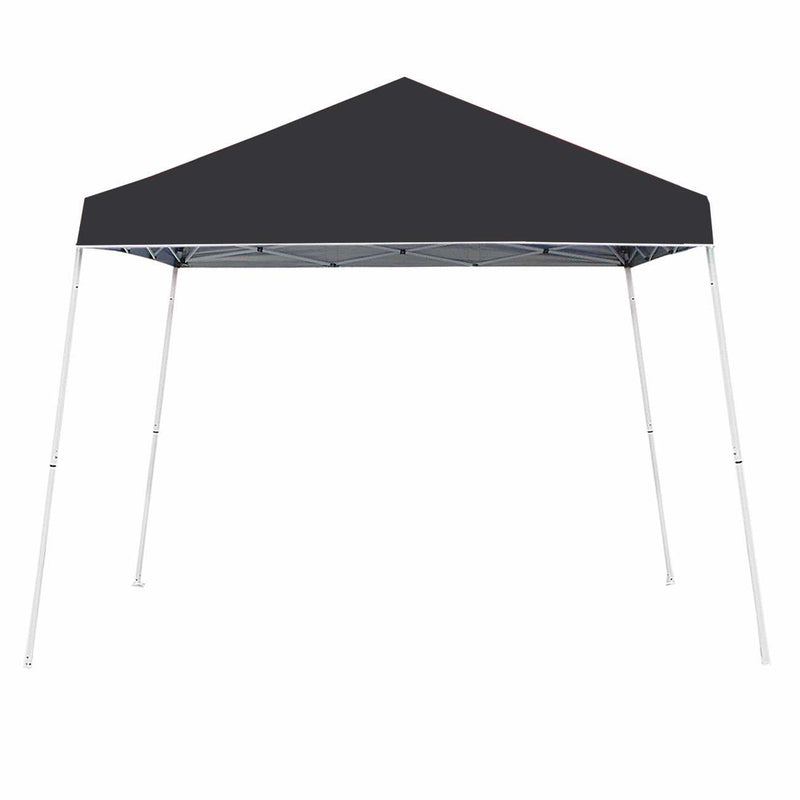 Z-Shade 10x10 Angled Instant Shade Portable Tent, Black (Open Box)