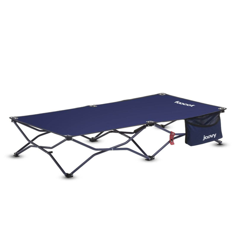 Joovy Kids Outdoor Portable Folding Travel Sleeping Camping Cot, Blue (2 Pack)