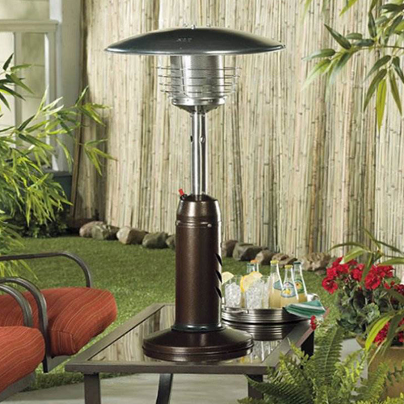 AZ Patio Heaters Gas Outdoor Tabletop Patio Heater, Hammered Bronze (2 Pack)
