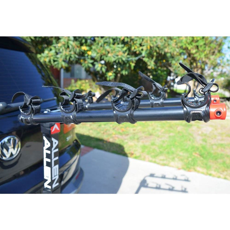 Allen Sports 2" Hitch Deluxe 4 Bike Rack with Folding Arms, Black (Open Box)