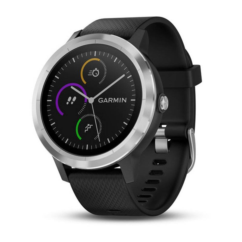 Garmin Vívoactive 3 Smartwatch Activity Fitness Tracker Watch, Black w/ Silver