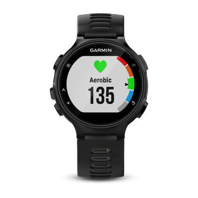 Garmin Forerunner 735XT Touchscreen Sport Band Running GPS Watch, Black and Gray