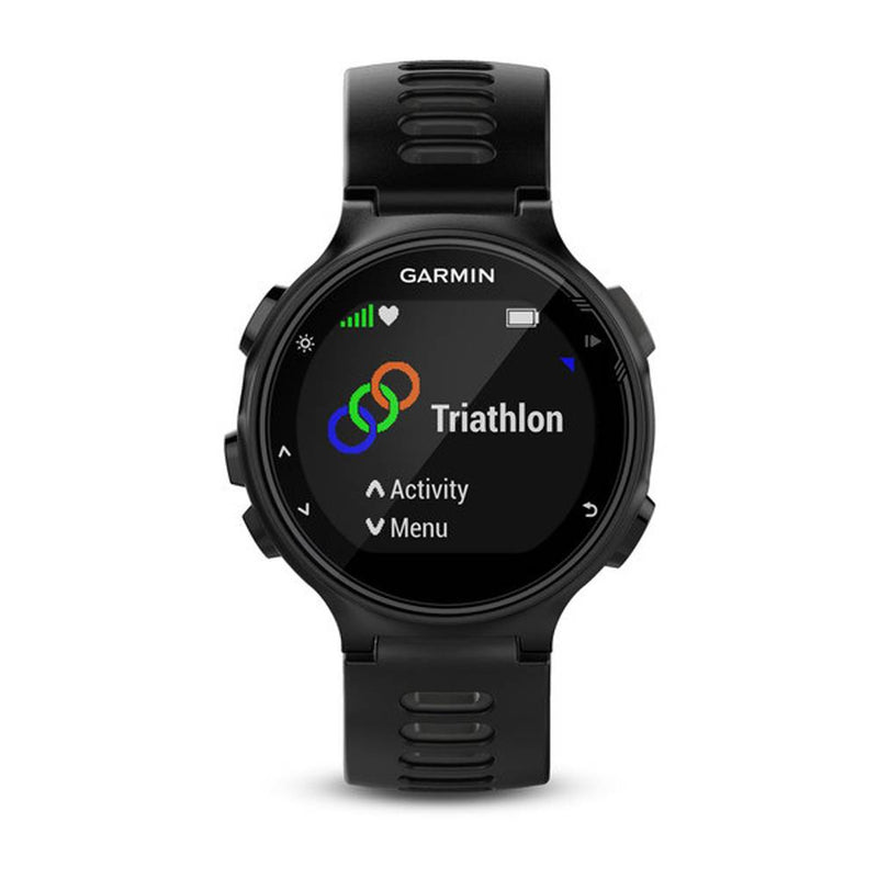 Garmin Forerunner 735XT Touchscreen Sport Band Running GPS Watch, Black and Gray