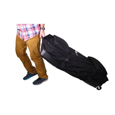 Disc-O-Bed 2XL Wheeled Roller Duffel Bag for Cam-o-Bunk Cots & Gear, Black