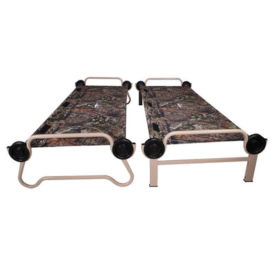 Disc-O-Bed Large Cam-O-Bunk Benchable Double Cot w/Organizers, Mossy Oak