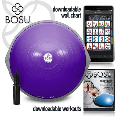 Bosu 72-10850 Home Gym The Original Balance Trainer 65 cm Diameter, Purple