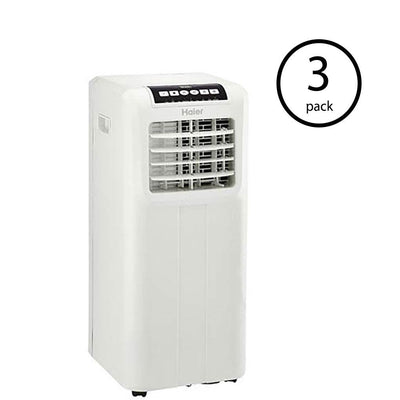 Haier Portable 8,000 BTU AC Window Air Conditioner Unit Remote & Remote (3 Pack)