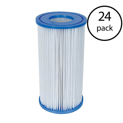 Coleman Type III A/C Swimming Pool Filter Pump Replacement Cartridge (24 Pack)