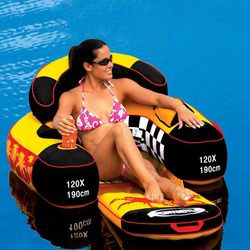 SPORTSSTUFF 54-1602 Siesta Lounge Inflatable Water Float Raft Lounger (2 Pack)