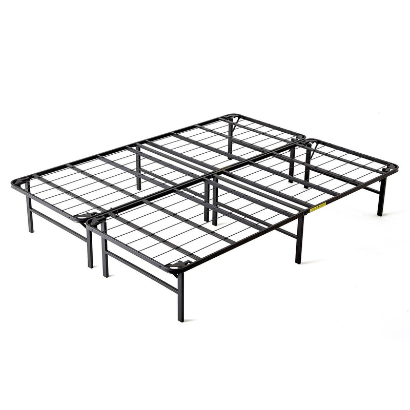 intelliBASE Lightweight Bi-Fold Platform Metal Bed Frame, Full Size (4 Pack)