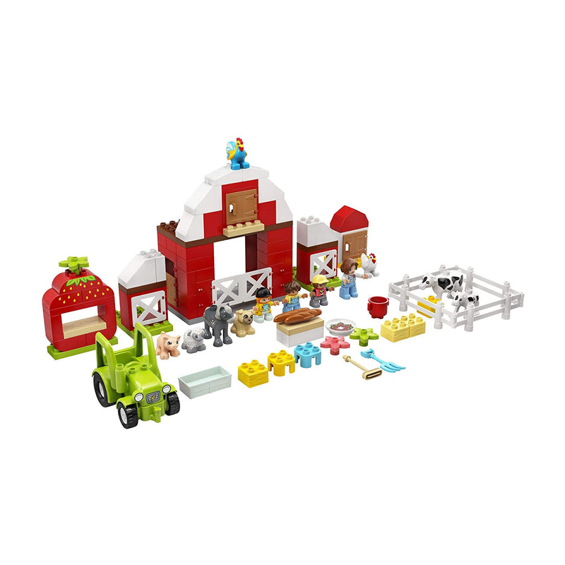 LEGO DUPLO 10952 Barn, Tractor & Farm Animal Care 97 Piece Kit w/ 4 Minifigures