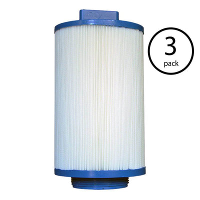 Pleatco Advanced 5.375" Pool Filter Replacement Cartridge for LA Spas (3 Pack)