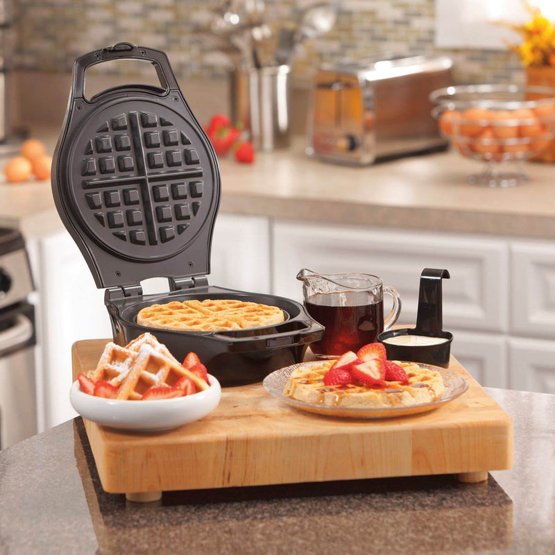 Proctor Silex Mess Free Belgian Style Waffle Maker w/ Premeasured Cup (2 Pack)