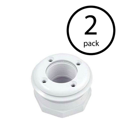 Hayward Swimming Pool Return Complete Vinyl 1.5" Inlet Outlet Fitting (2 Pack)