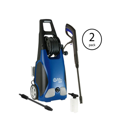 AR Blue Clean 1900 PSI 1.5 GPM Electric Pressure Washer with Spray Kit (2 Pack)