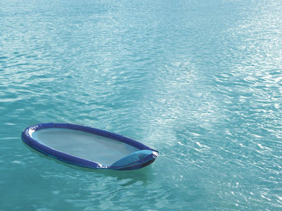 Kelsyus Floating Hammock Inflatable Pool Float Lounger Raft, Blue  (3 Pack)