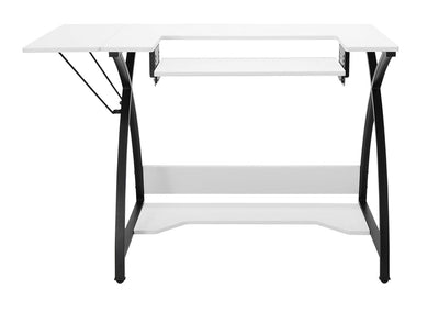 Studio Designs Comet Home Hobby Craft Sewing Machine Desk, Black/White (2 Pack)