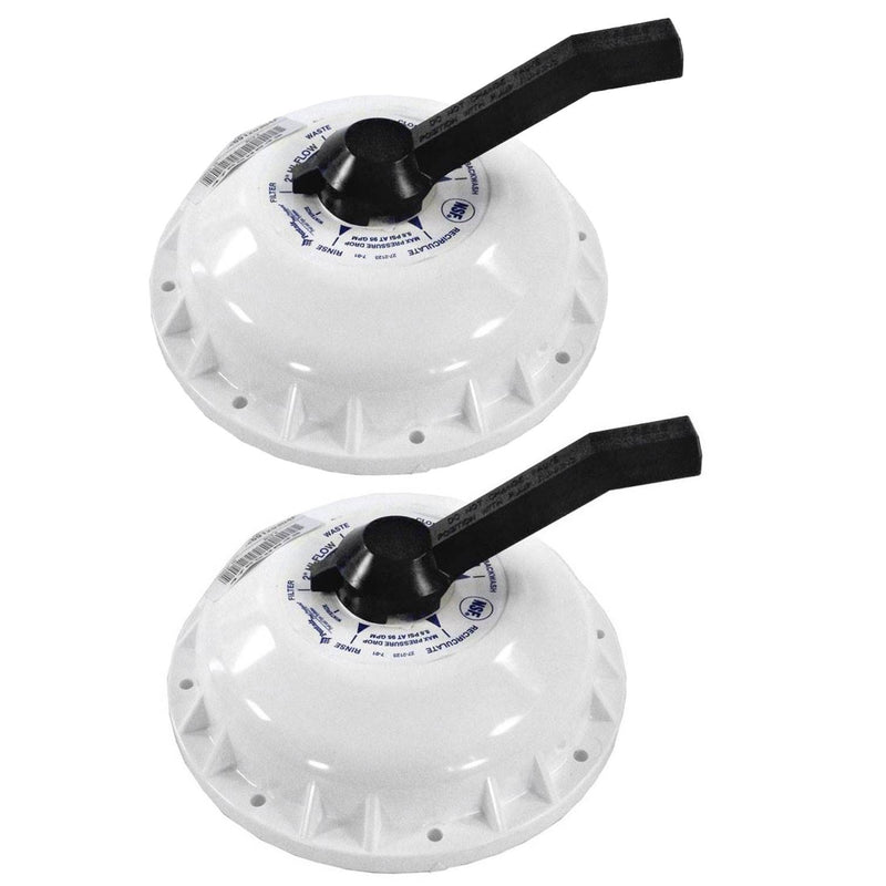 Pentair Hi-Flow Swimming Pool/Spa 2" Valve Top Assembly Replacement (2 Pack)