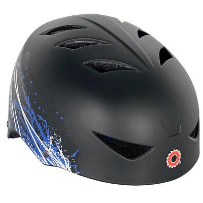 Razor Ambush Child Kids 5-8 Years Adjustable Bike Skate Helmet, Black (2 Pack)