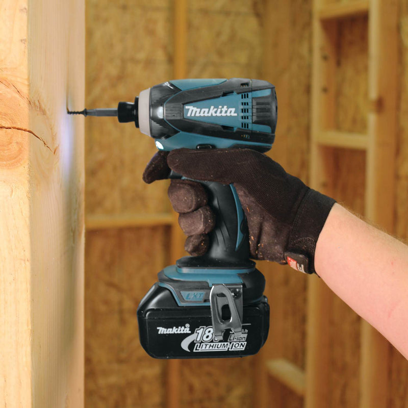 Makita 18V LXT 3.0Ah Lithium-Ion Cordless 4 Piece Combo Kit w/ Battery (2 Pack)