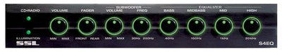 Soundstorm S4EQ 4 Band Pre Amp Graphic Stereo Equalizer with Bass Knob (2 Pack)