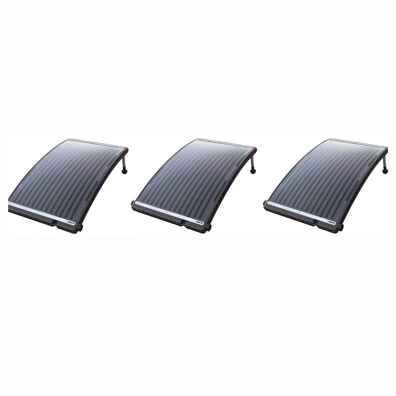 GAME SolarPRO Curve Pool Heater For Above Ground Swimming Pools (3 Pack)