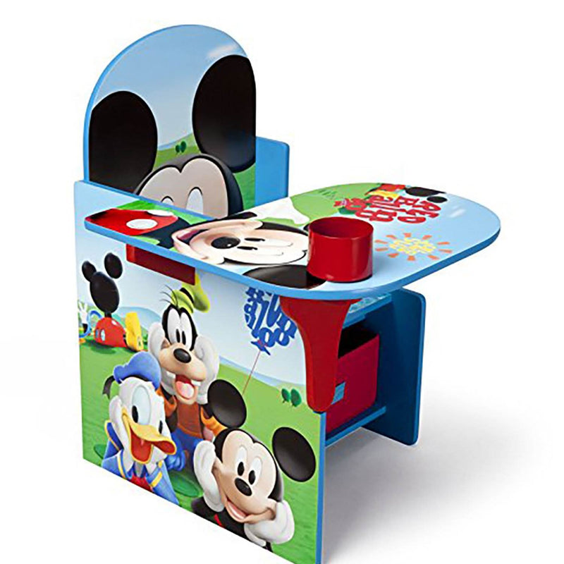Delta Children Disney Mickey Mouse Kid Furniture Chair Desk Storage Bin (2 Pack)