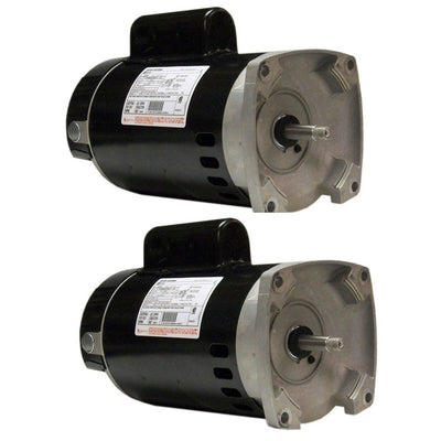 A.O. Smith Century Full Rate 1HP 3450RPM Single Speed Pool Pump Motor (2 Pack)
