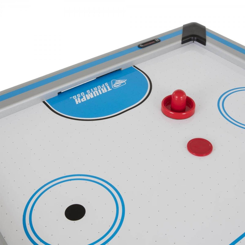 Triumph Sports 84" Blue-Line Family Game Room Air Powered Hockey Table (2 Pack)