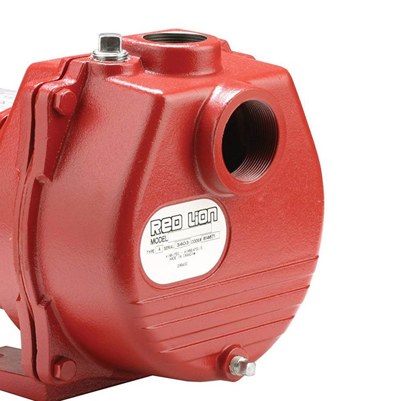Red Lion 2 Horsepower 80 GPM Cast Iron Lawn Irrigation Sprinkler Pump (2 Pack)