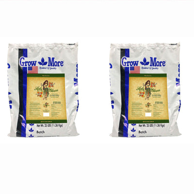 Grow More Hula Bloom Soluble Concentrated Plant Fertilizer, 25 Pounds (2 Pack)