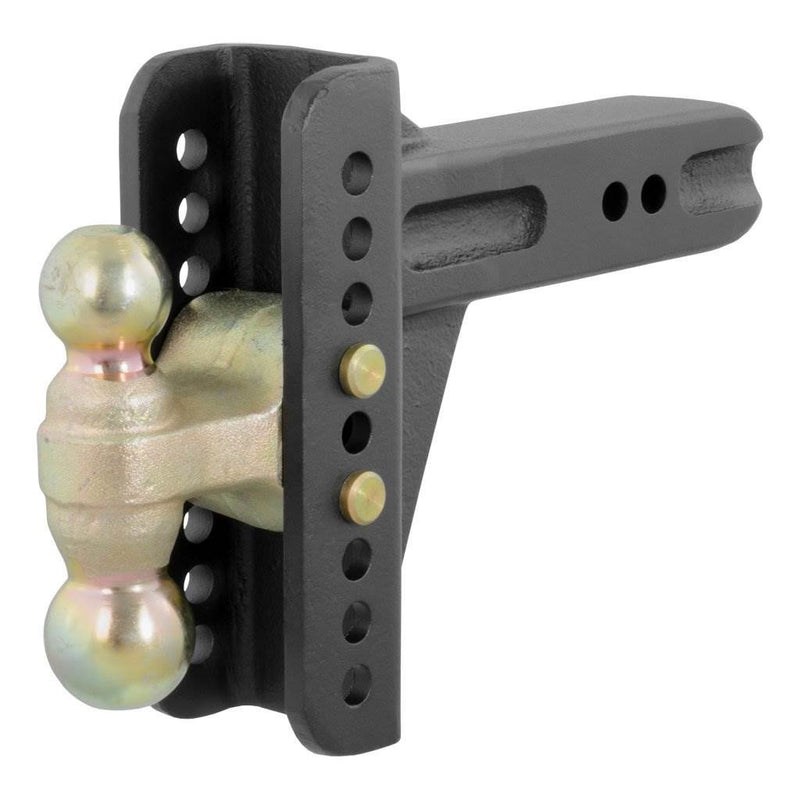 CURT 45902 Trailer Hitch Dual Ball Adjustable Channel Mount & 23556 Pin Lock Set - VMInnovations