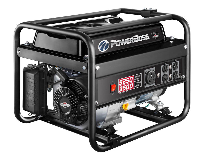 Briggs & Stratton PowerBoss 3500W Running Gas Power Portable Generator (2 Pack)