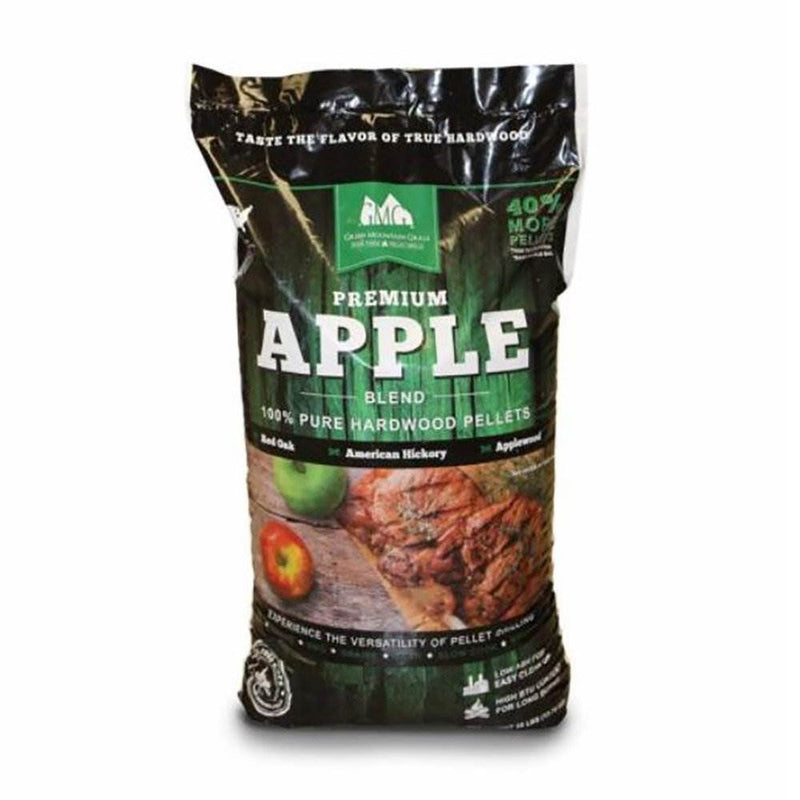 Green Mountain Apple Pure Hardwood Grilling Cooking Pellets & Fruitwood Pellets
