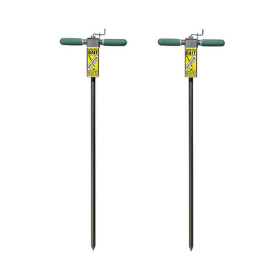 Yard Butler Gopher and Mole Control Steel Poison Bait Applicator Spike (2 Pack)