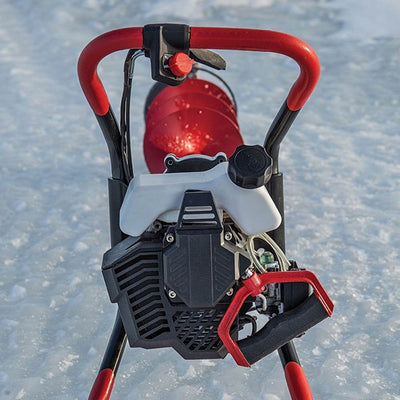 Eskimo F1 Viper 33cc Gas Engine with Rocket 8 Inch Bit Ice Fishing Drill Auger