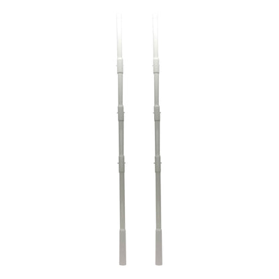 Water Tech Swimming Pool Spa Manual Cleaner 5-Piece Telescopic Pole (2 Pack)