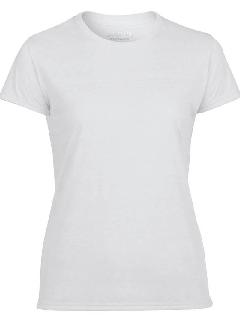 Gildan Missy Fit Womens X-Small Adult Short Sleeve T-Shirt, White (12 Pack)