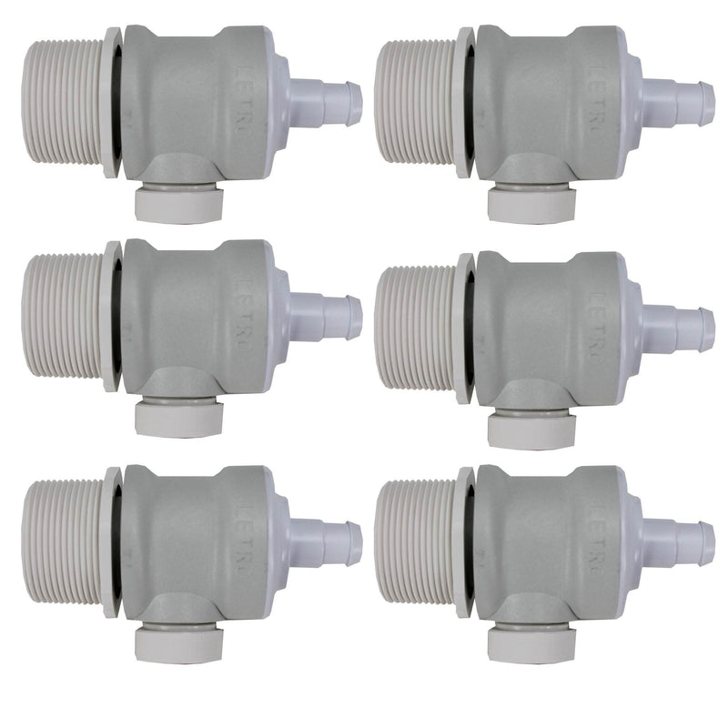 Pentair Swimming Pool Cleaner Universal Wall Fitting | EW22 (6 Pack)