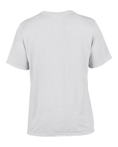 Gildan Classic Fit Mens Small Adult Performance T-Shirt, White (2 Pack)