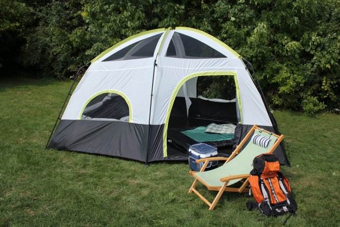 Tahoe Gear 12 Person Dome 3 Season Family Outdoor Camping Cabin Tent  (2 Pack)
