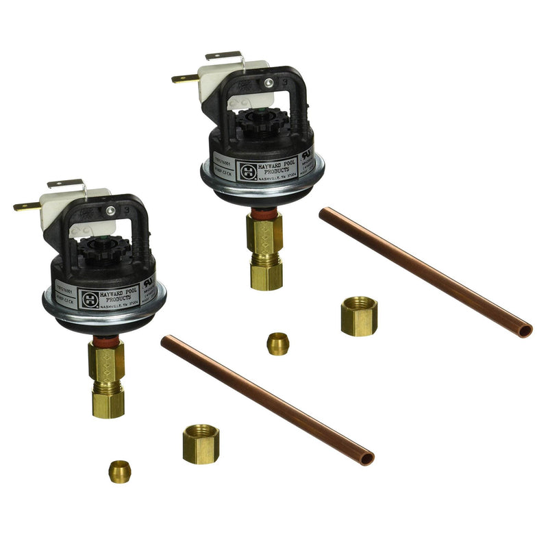 Hayward Water Pressure Switch Replacement for H-Series Pool Heaters | (2 Pack)