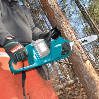 Makita 18V X2 LXT Lithium-Ion Battery Brushless Cordless 14 Inch Chain Saw Tool