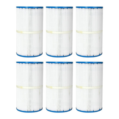 Unicel Spa Replacement Cartridge Filter 50 Sq Ft Jacuzzi Front Load (6 Pack)
