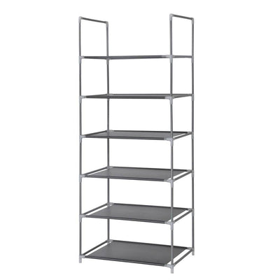 Origami Steel Framed 6 Tier Multi Purpose Home Garage Shelf Rack Stand (6 Pack) - VMInnovations