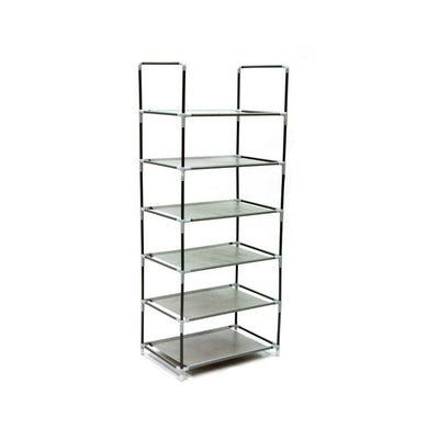 Origami Steel Framed 6 Tier Multi Purpose Home Garage Shelf Rack Stand (6 Pack) - VMInnovations