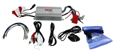 Pyle 4 Channel Marine Waterproof MP3 Power Audio Amplifier Amp (12 Pack)