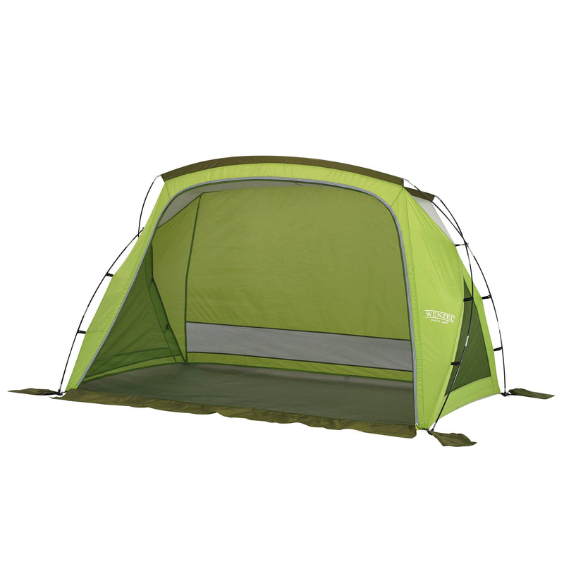 Wenzel Grotto Portable Outdoor Beach Camping Cabana Sun Shelter, Green (6 Pack)